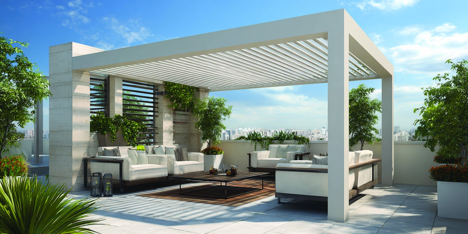 Designer pergola pavilion